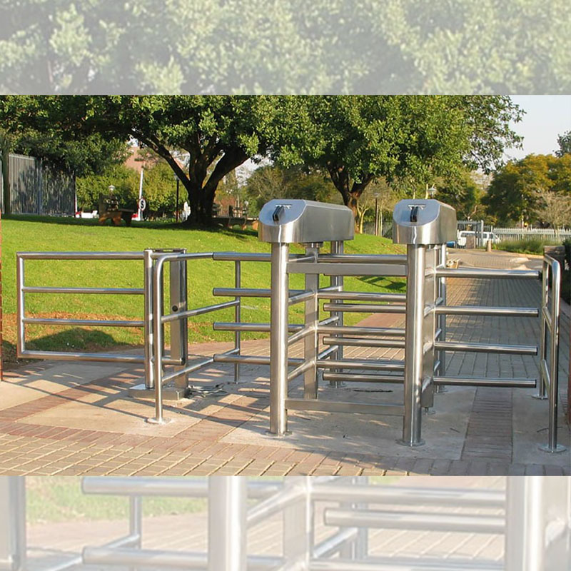 Turnstile - 1/2 height - 3 arm - coated | Geran Access Products B.V.
