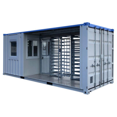 Dubbele mobiele tourniquet in container - Geran Access Products B.V.