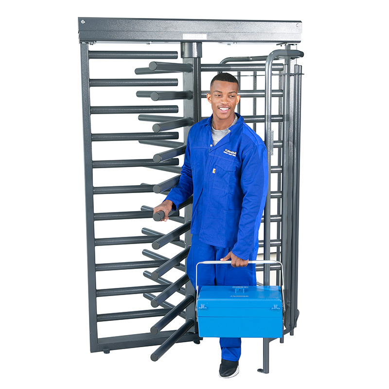 Turnstile door - full height - 3 arm - coated | Geran Access Products B.V.