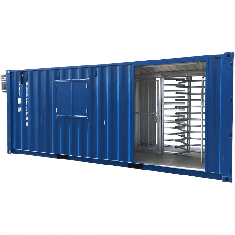 20ft container met tourniquet - Inclusief looppoort