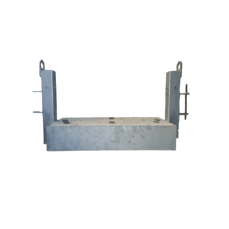 Mobile concrete base