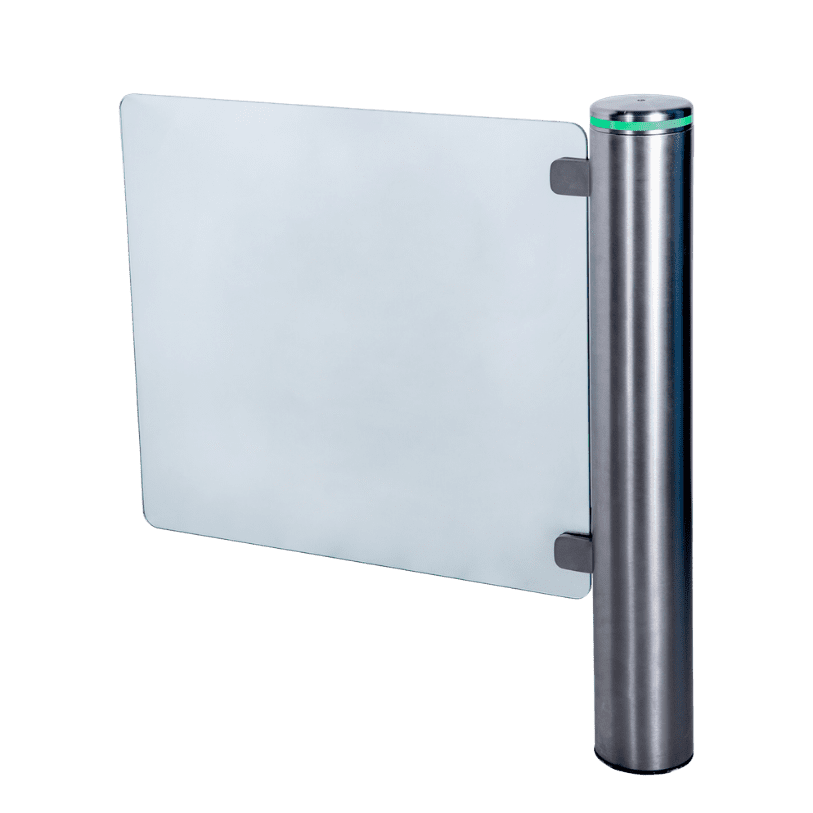 Pulse Gate - RVS - 800 mm doorgang - glazen deur (1)
