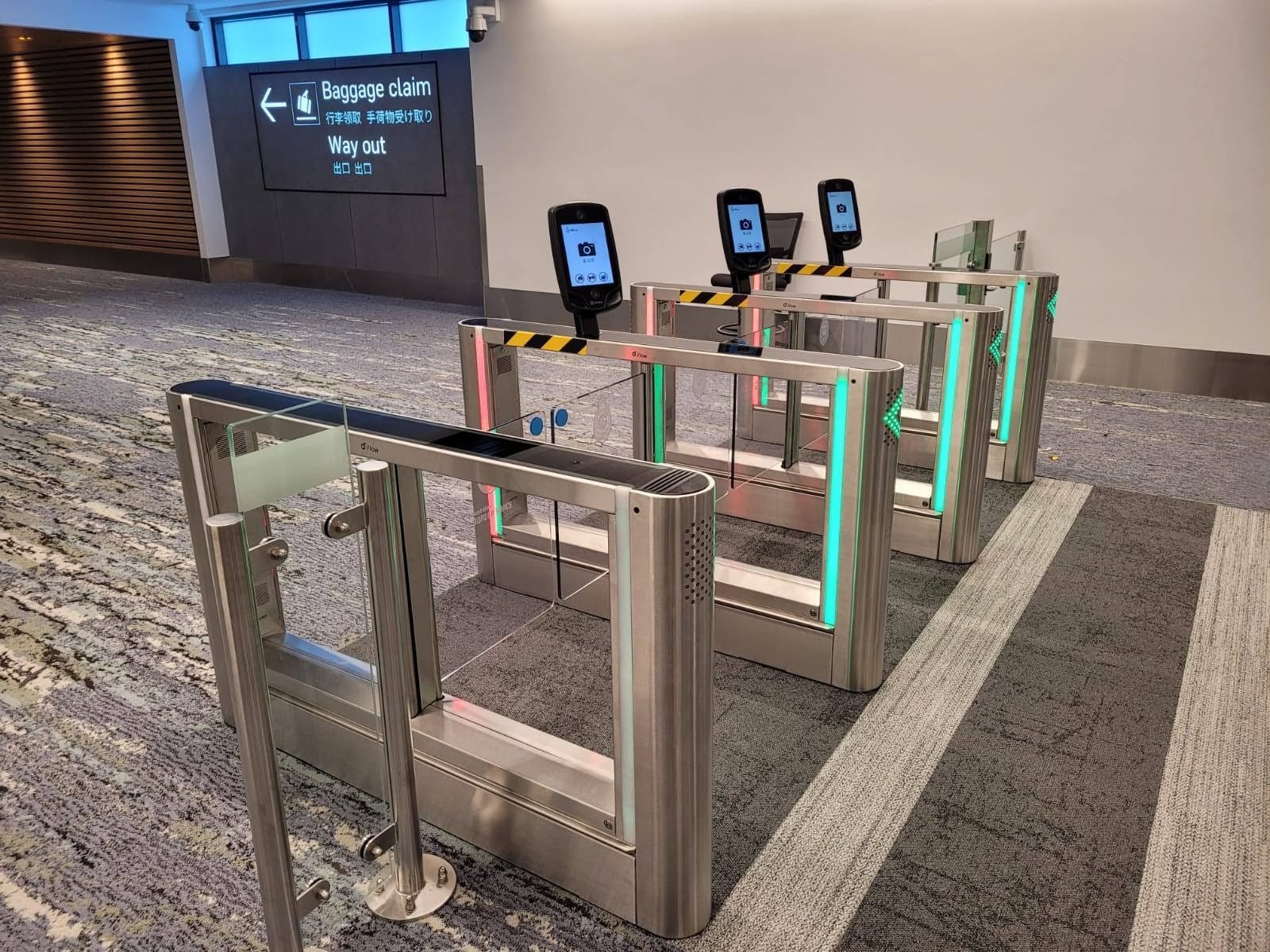 Biometrische toegangscontrole luchthaven